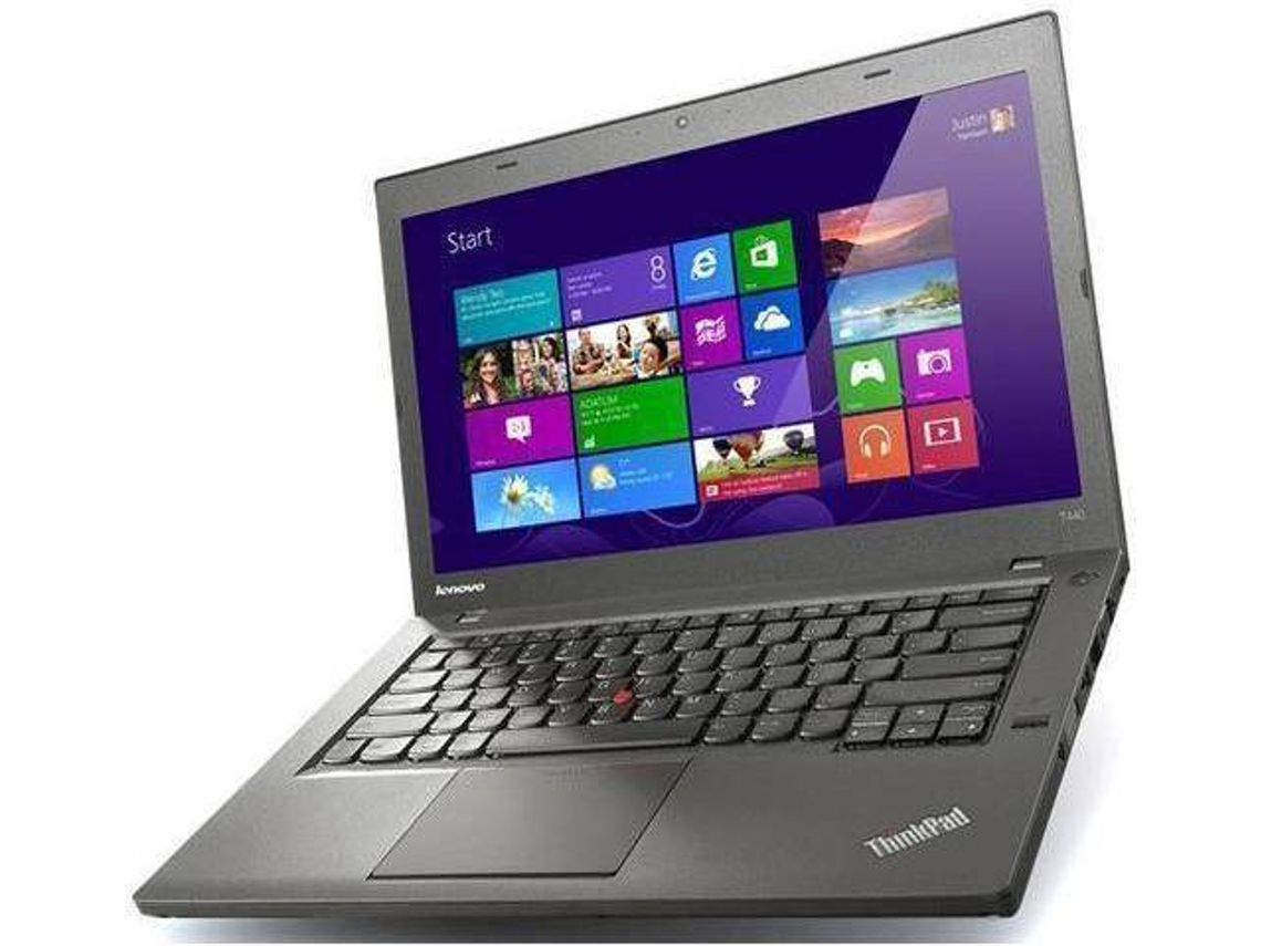 Portátil LENOVO THINKPAD T440S i5 (Recondicionado Como Novo - 14'' - Intel i5-4300U - RAM: 4 GB - 120 GB SSD - Intel HD Graphics)