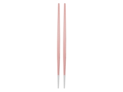 Conjunto de palitos de comida prata rosa em aço inoxidável 304 para sushi japonês S/MARCA