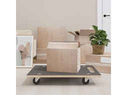 Vidaxl Carrinhos De Transporte 2 Pcs Retangular 80x55x11,5 Cm 250 Kg