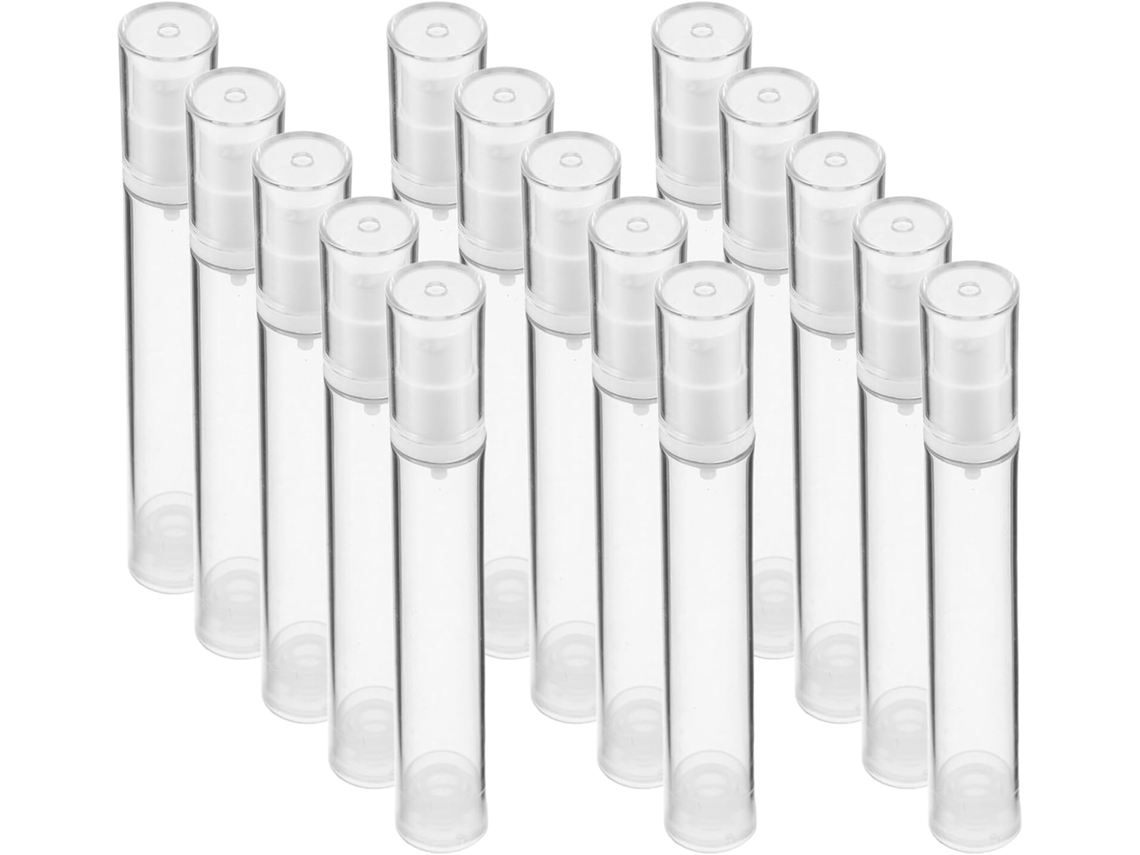 De 20 Frascos Transparentes Com Bomba De Vácuo Para Viagem, Ideais Para Cuidados Com A Pele. Recarregáveis E Com Suporte Incluso.