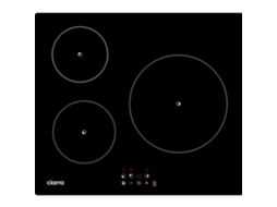 Placa de Indução Ciarra 59cm 5600W 3 Zonas Temporizador Controle Táctil AWBIH3-F
