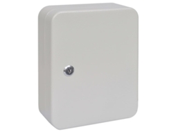 Conjunto 1 Armazenamento De Chaves Vidaxl Branco Aço (20 X 7,5 X 25 Cm)