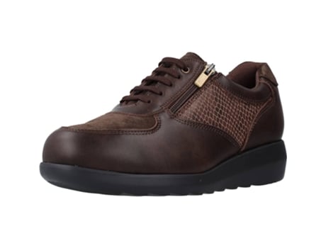 Sapatos de Mulher PINOSOS Tecido Castanho (37)