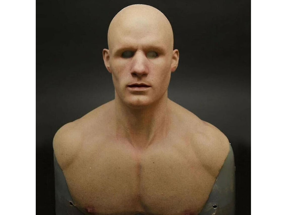 Rebe máscara de Latex para Hombre Cabeza Completa Disfraz Fiesta Halloween Carnaval Cosplay