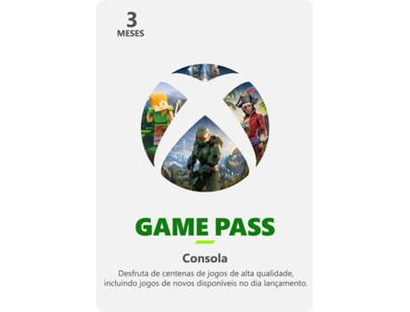 Cartão Xbox Game Pass 3 Meses (Formato Digital)