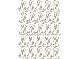 Clips de papel Changor em formato de animais, elegantes e duráveis para organizar documentos fora da mesa em casa, 25 unidades.