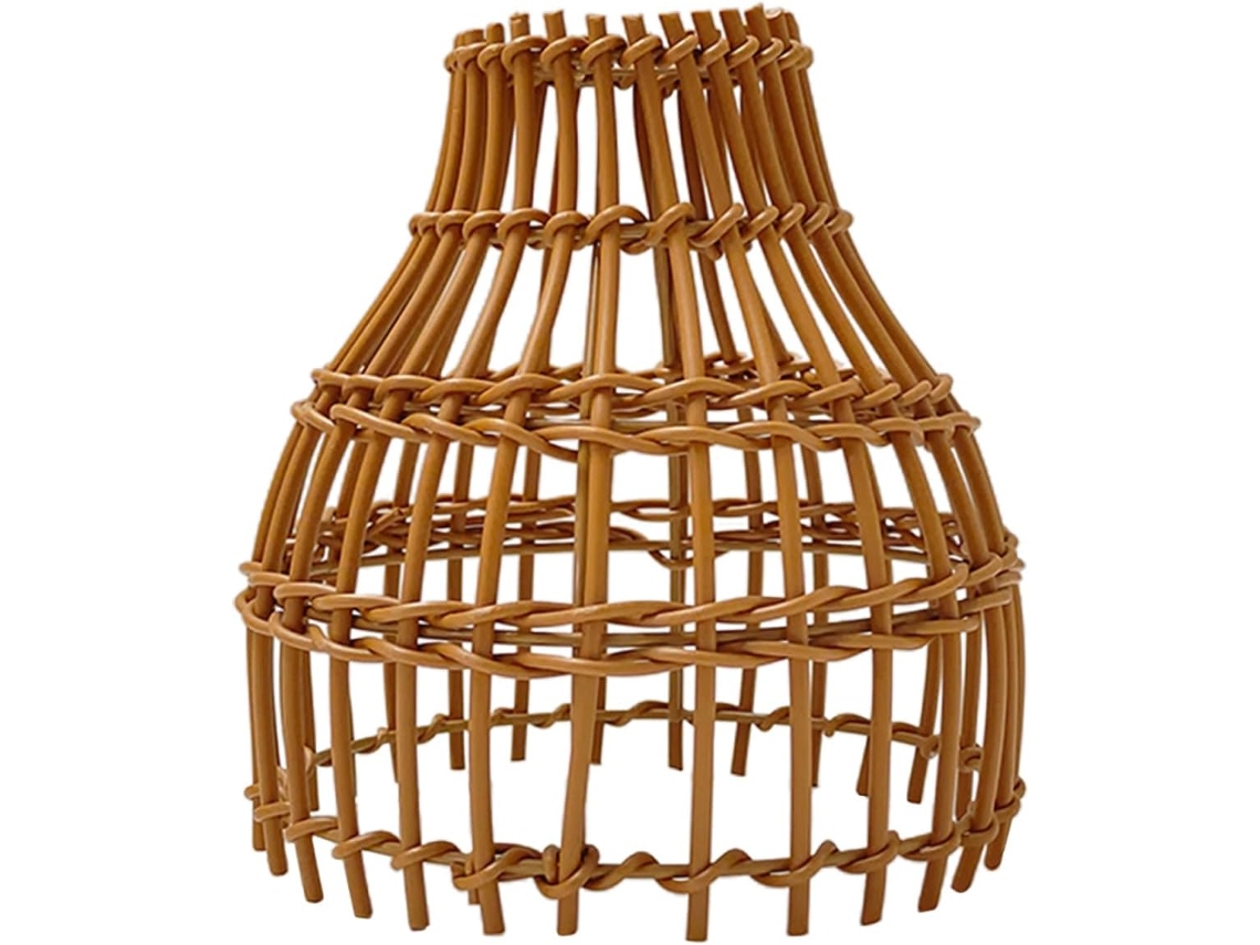 Abajur Trançado Para Lustre De Design Rústico, Ideal Para Casa Ou Hotel.