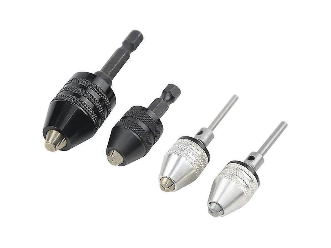 Conjunto De 4 Adaptadores De Troca Rápida Para Mandril De Furadeira Mini 3 Adaptador Para Parafusadeira/furadeira Elétrica Hengjian