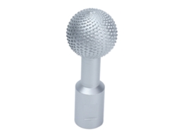 Broca De Carving De Madeira De Aço Carbono, Cabeça De Lixa Esférica Giratória Para Amoladora De Ângulo, 14mm Prata