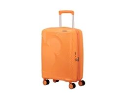 Mala De Cabine American Tourister Mickey Magic 55cm 4 Rodas Laranja 37l