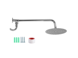 Cabecote De Chuveiro 8 Polegadas Aço Inox G1/2