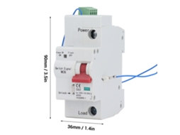 Laxiscreed 1p Miniature Circuit Breaker Inteligente Com Comunicação E Controle Ativo/passivo