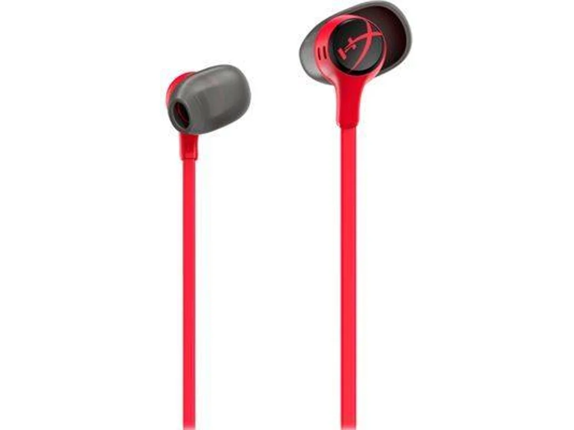 Auric. Gaming HyperX Cloud Earbuds II Vermelho