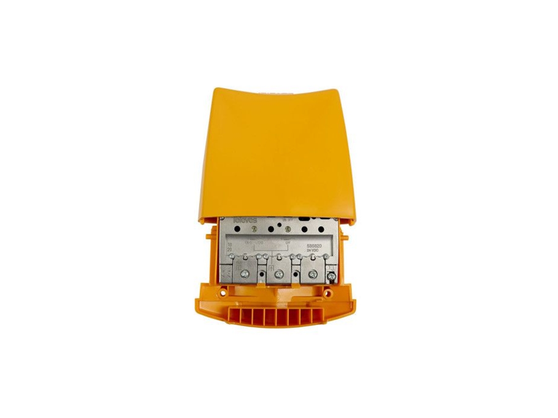 Amplificador De Antena Para Mastro Externo. Ganho Fm 15 Db Uhf 4 Db Televes Aquaforge