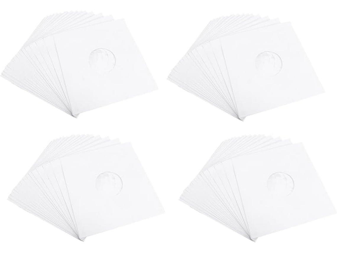100 Capas Antiestáticas para Leitores de Cd de 12 Polegadas Proteção para Leitores de Cd com Bolsa Interna. SFUSHOS