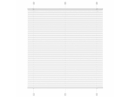 Vidaxl Branco Plissada Cega 120x150cm Largura Tecido 119,4cm Poliéster