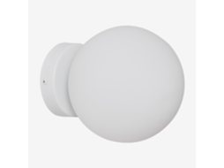 Sklum Aplique De Parede Em Aço Inoxidável Com Bola De Cristal Uvol Traditional Vidro Branco