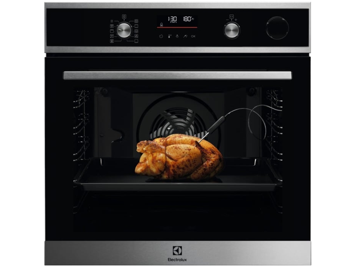 Forno a Vapor ELECTROLUX EOC6P77X SteamCrisp (72 L - AquaClean e Pirólitico - Inox) 