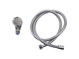 Kit De Mangueira E Sprayer Para Bacia De Shampoo Com Pressão Aumentada Econômica Abs Aço Inox Para Salões De Beleza