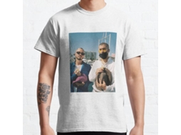 Rockinstone Bad Bunny - Bad Bunny J Balvin Oasis Boats Classic T-shirt(l)