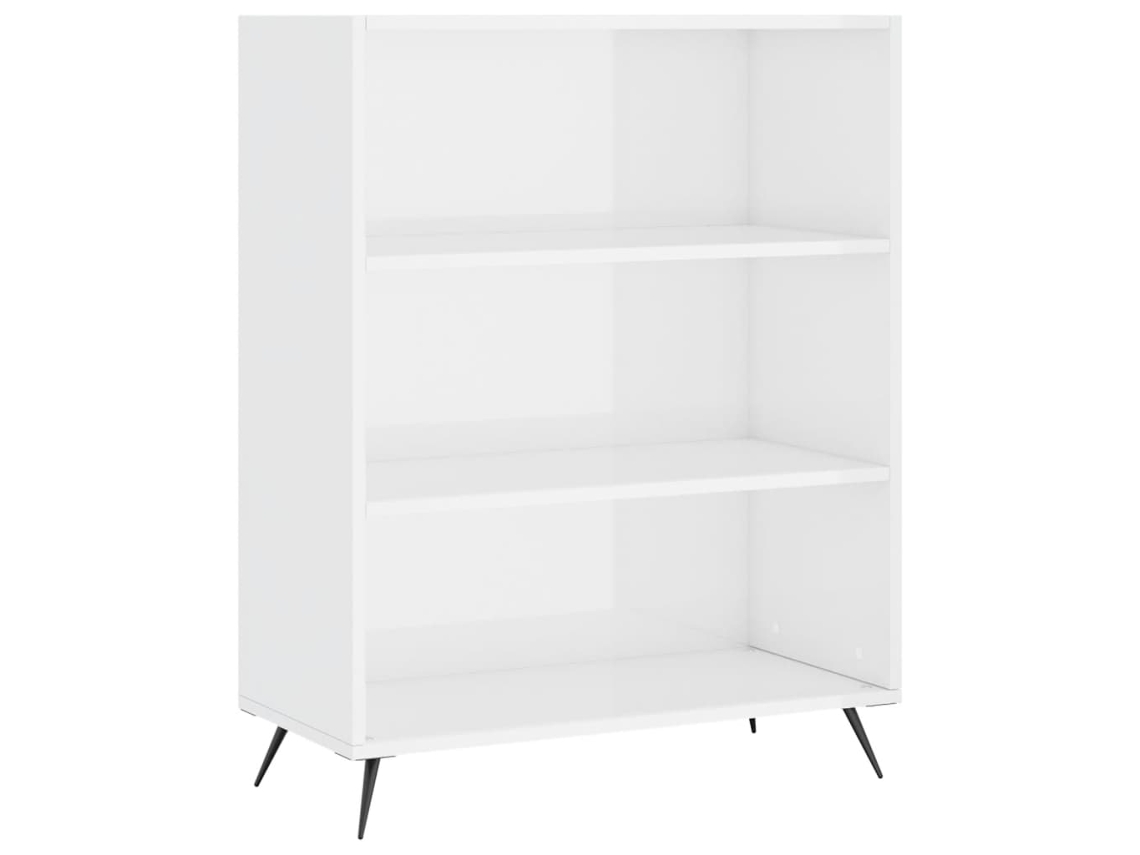 Bookcase, Bookcases Vidaxl Cinzeto Madeira Processada (n/a)