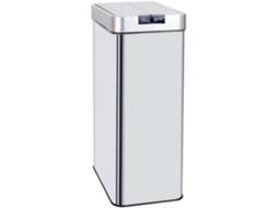 Caixote do Lixo KITCHEN MOVE (Cinzento - Aço - 90 L)