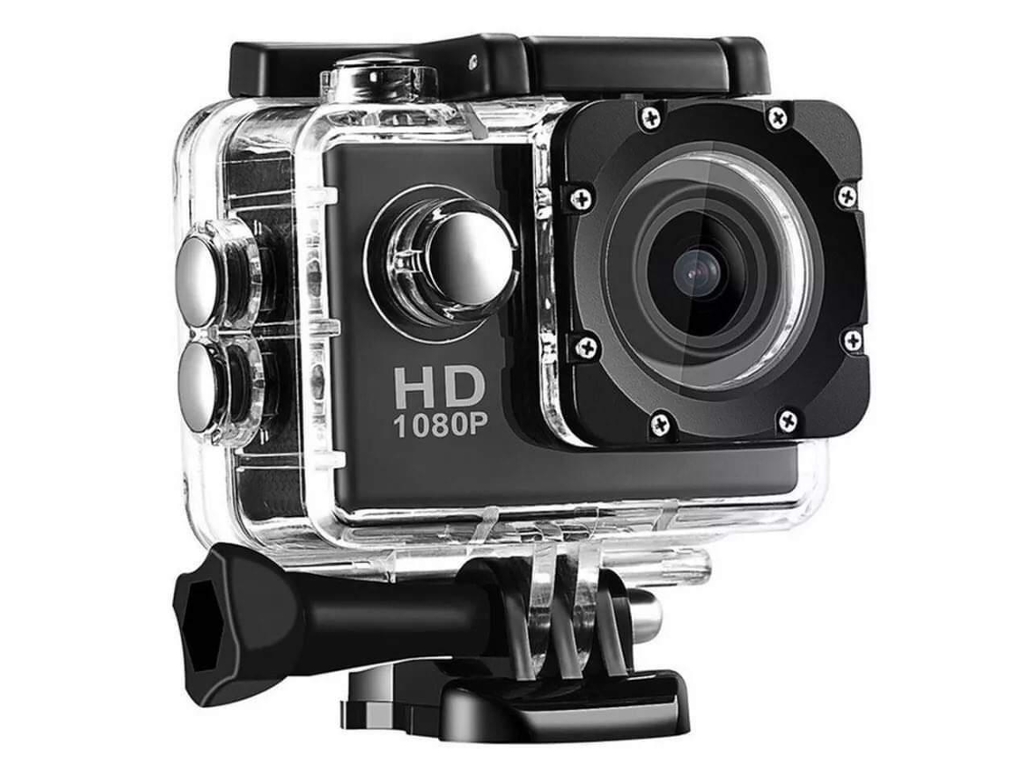 Câmara de Ação Fhd 1080P Preta