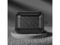 Capa protetora de silicone resistente a impactos com estampa Abelha para fones de ouvido sem fio AirPods Pro GIECY (azul)