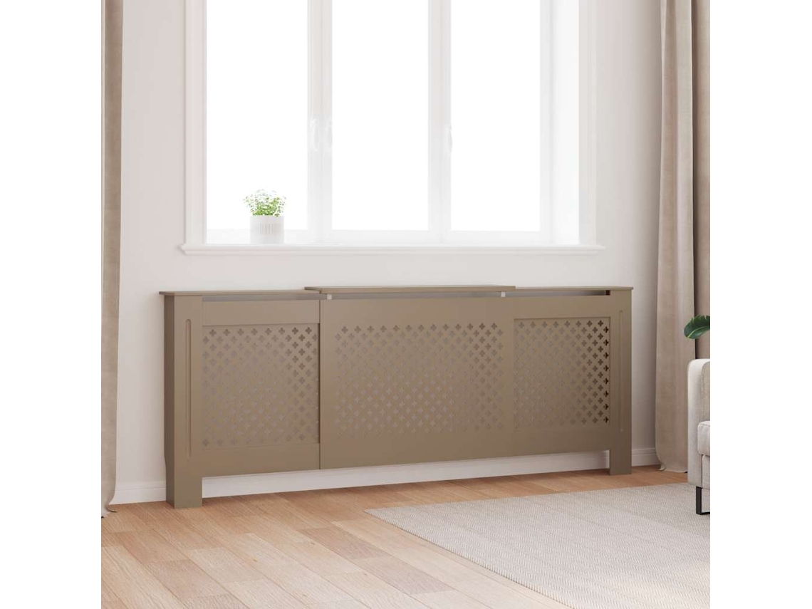 Vidaxl Cobertura De Radiador Mdf 205 Cm
