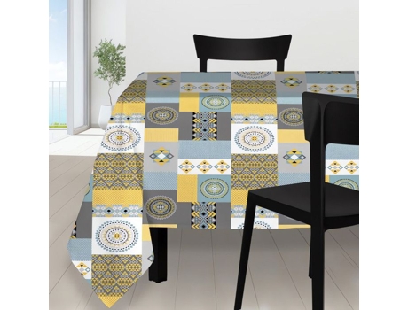 Toalha de Mesa SOLEIL D OCRE Quadrada Soleil Docre Poliéster Multicor (180x180cm)