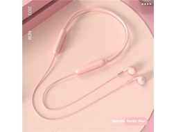 Fones De Ouvido Sem Fio Com Faixa Magnética E Bateria De Longa Duração, Estéreo Binaural 9d, Supra Auriculares, Para Corrida, Rosa Ly Ebike