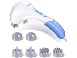 Massageador Elétrico De Costas Com Duas Cabeças Para Massagem Profunda Em Todo O Corpo