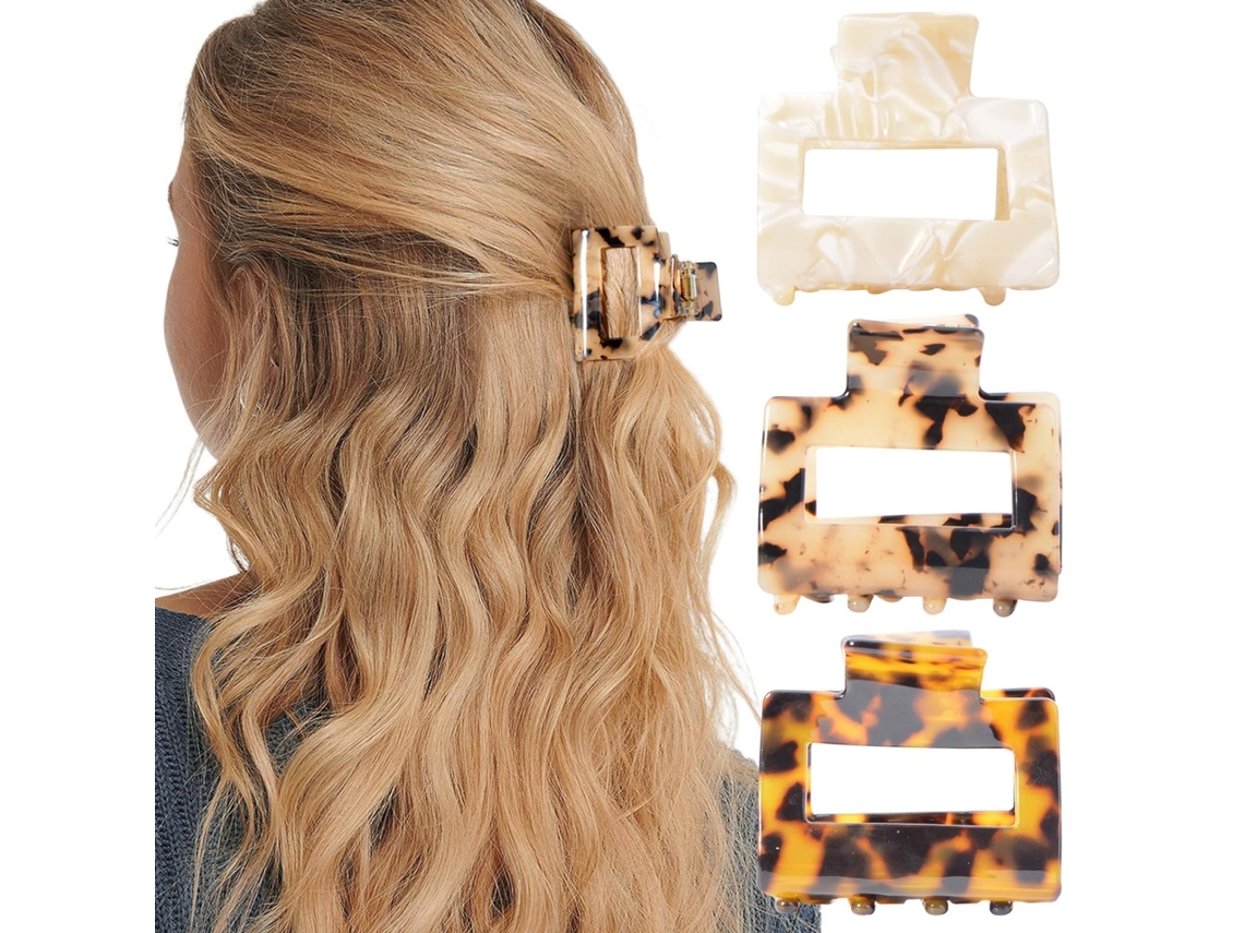 Algemas de Rabo de Cavalo de Tartaruga Faixa de Cabelo Elástica Faixa de Cabelo de Leopardo Design Francês Faixa de Cabelos JEDBESETZT