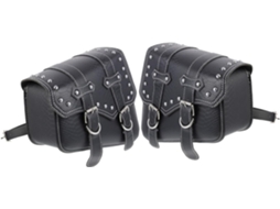 Bolsa de transporte para motocicleta, alforjes laterais retrô para ferramentas.