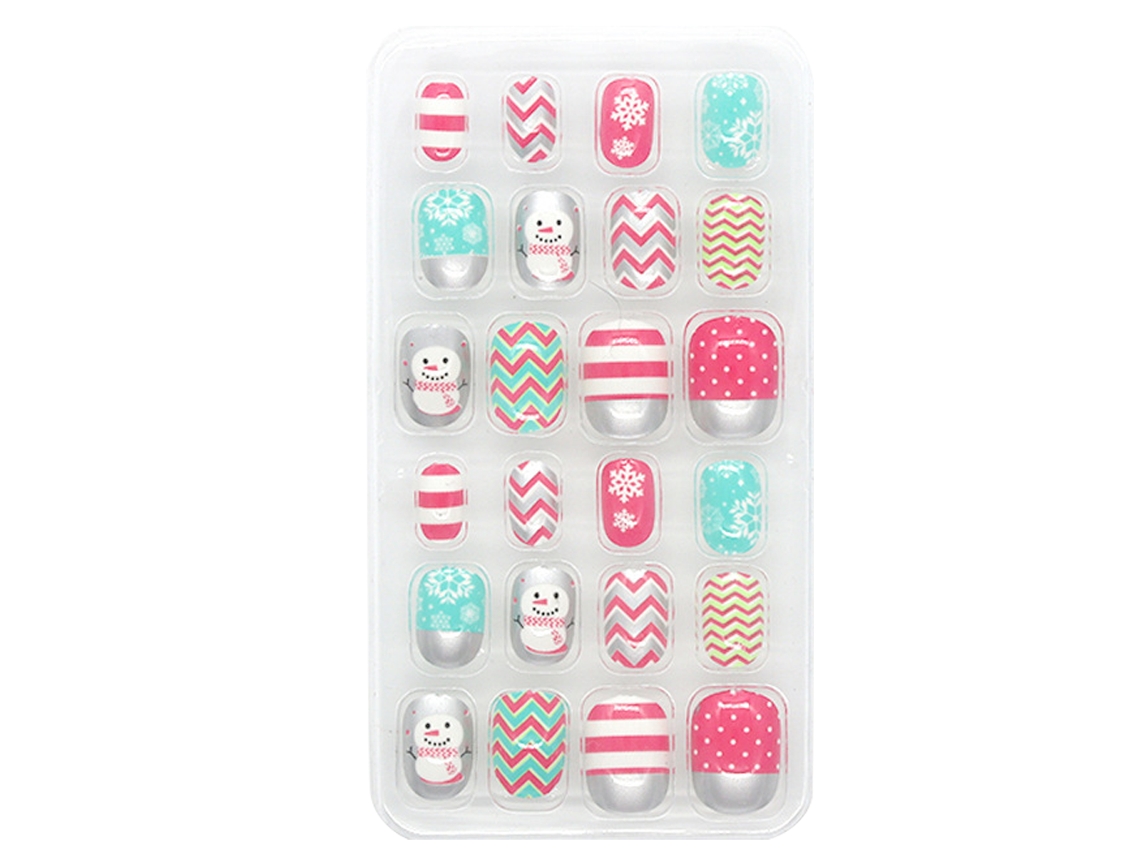 Nail Art Unhas Infantis Estilo Halloween-Natal 06 AURUM