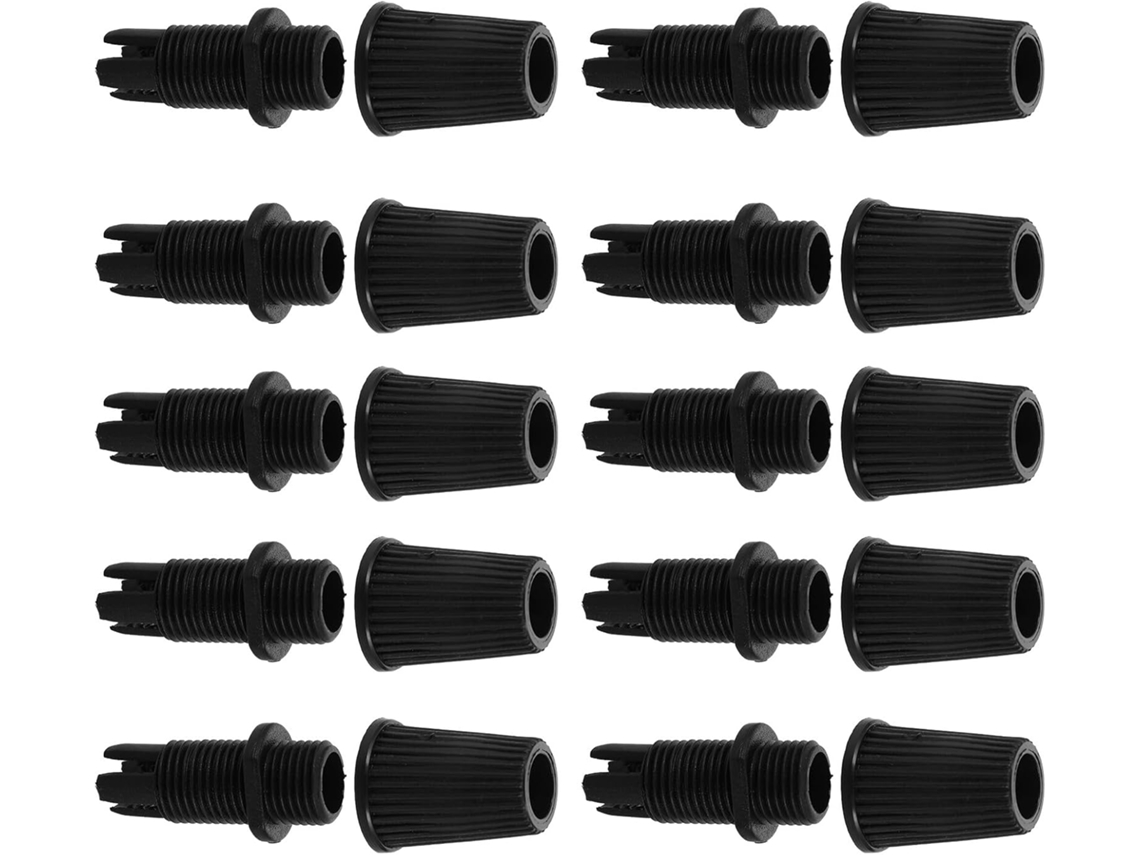 Conjunto De 100 Prensa-cabos De Plástico Com Rosca Para Conectores De Luminárias Pendentes Diy.