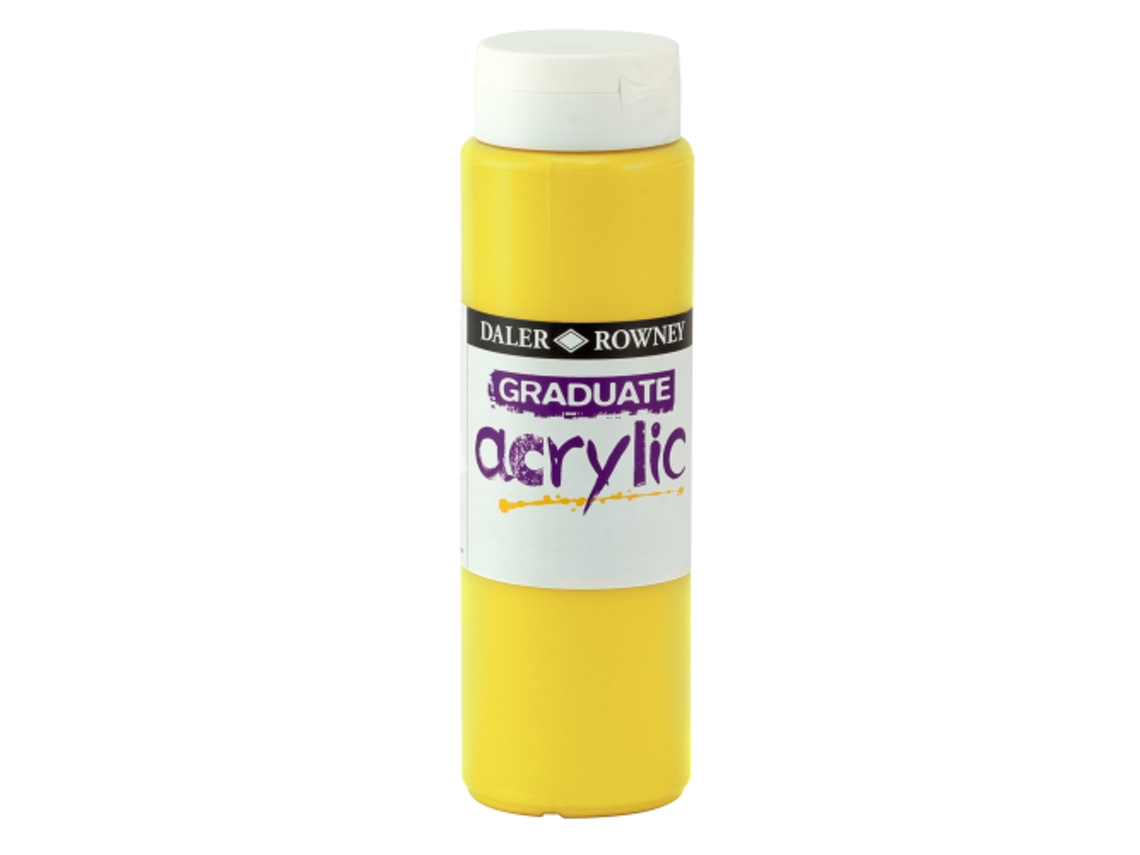 Pintura Acrílica Graduate Daler Rowny 500 Ml (Amarelo Nápoles)