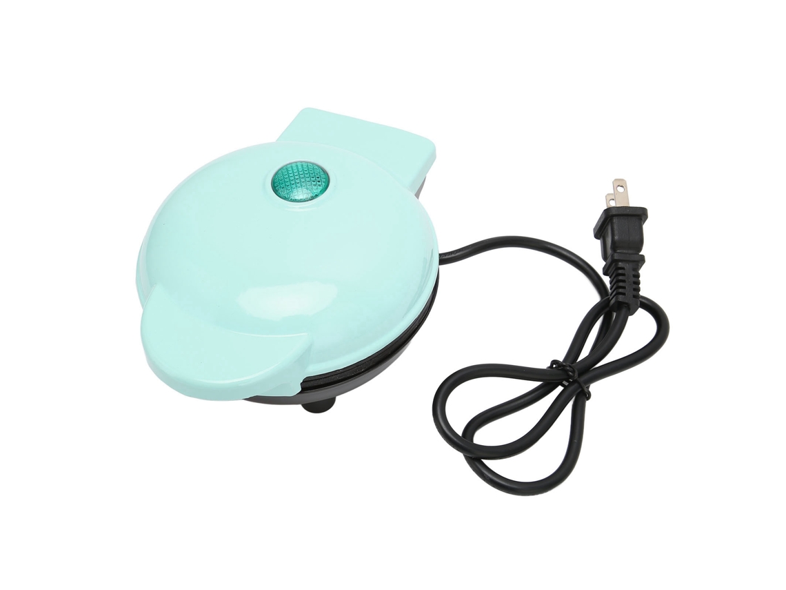 Aparelho de Fazer Waffles Elétrico Antiaderente Portátil Mini para Café da Manhã 350w | S/MARCA