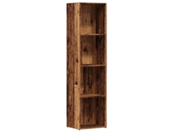 Armário de Livros Madeira Trabalhada MAISON EXCLUSIVE 36x30x143 cm