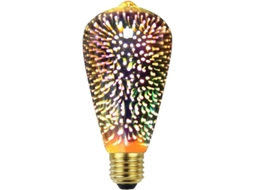 LÂMPADA Nova Line 3D fogo de artifício Edison 4W 220-240V E27
