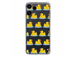 Capa Tumundosmartphone Transparente De Silicone À Prova De Choque Para Nothing Phone 3a Lite 5g Com Estampa De Pato
