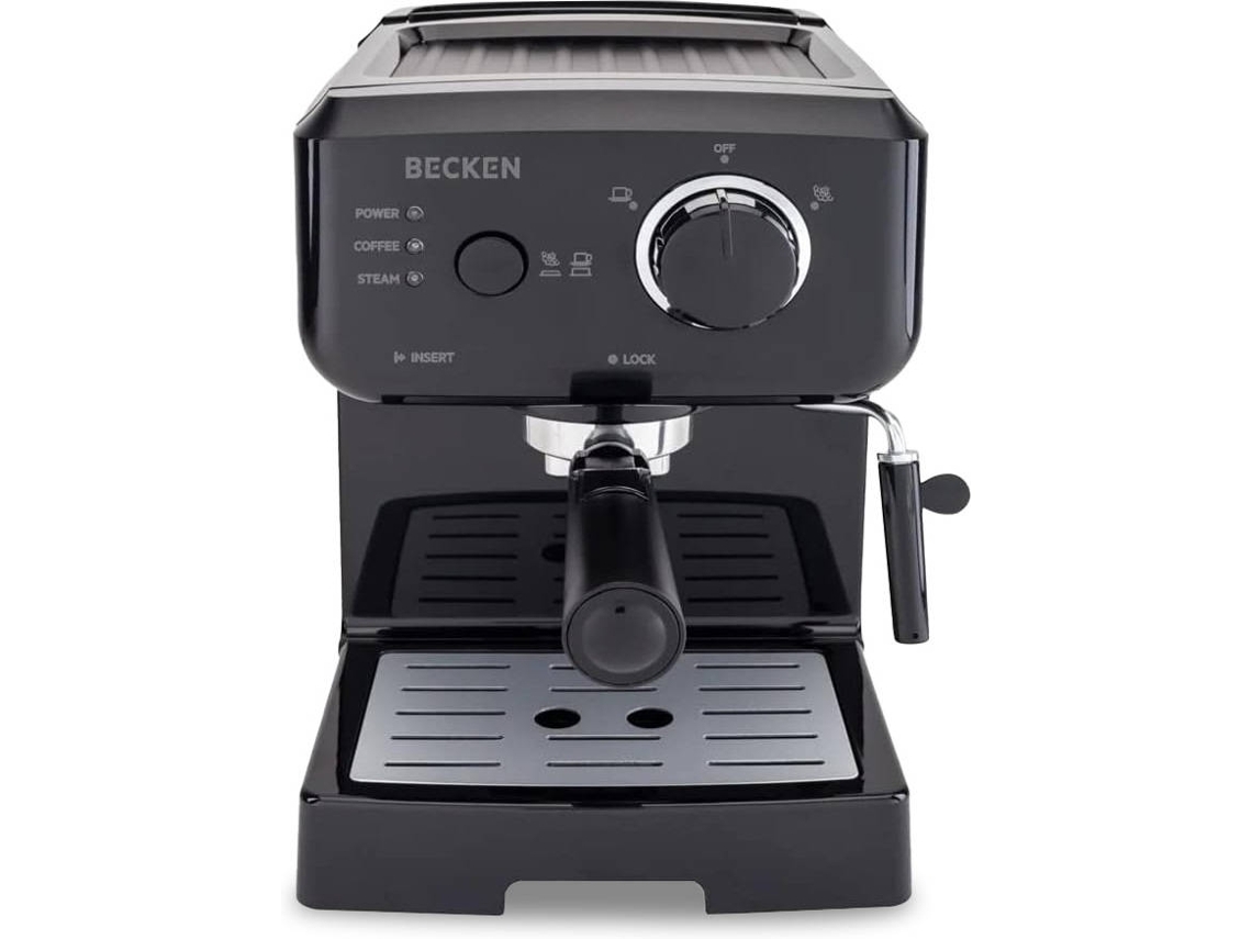 Máquina de Café Manual BECKEN BECM2493 (Outlet Caixa Aberta - 15 bar - Café moído)