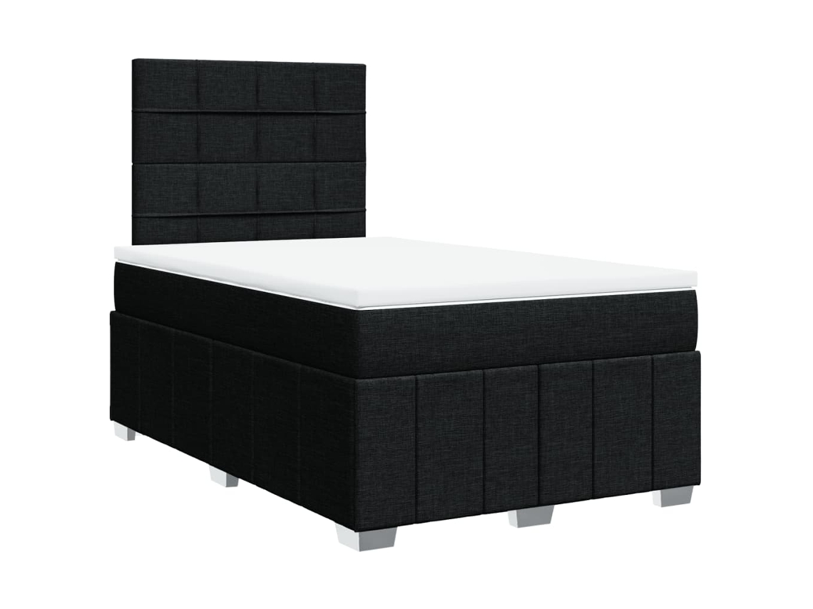 Box Spring Bed, Box Spring Beds Vidaxl Preto Tecido (120 X 200 Cm)