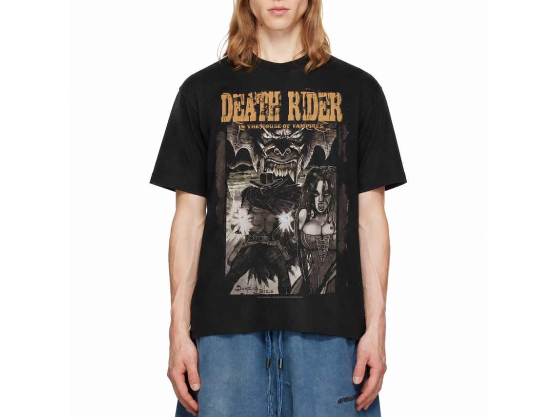Rockinstone Death Rider House Of Vampires Poster Black T-shirt Size:l
