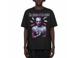 Rockinstone Silence Of The Lambs Movie Bill Neon Colors Black Adult T-shirt Size:s