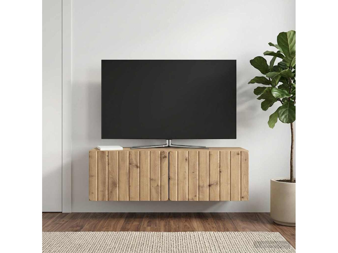 Vidaxl Gabinete De Tv De Parede 98 X 31 X 30 Cm Carvalho Arttisan