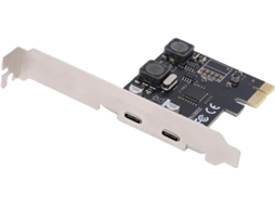 Placa De Expansão Pcie Para Type-c, Usb 3.1 Gen1 5gbps, Pci Express