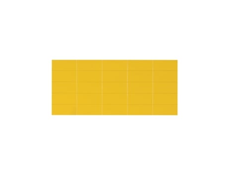 Bi Office Fitas Magnéticas Com Apagamento A Seco, 2,22 X 5 Cm, Amarelo, 25 Unidades Fm2403