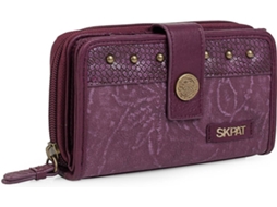 Carteira SKPAT 304616 Carder Feminina Com Zíper (9 x 16 cm)
