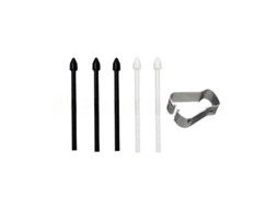Pontas De Reposição Caneta Stylus Para Samsung Galaxy Note 10/note10 Plus/note 20/note 20 Ultra, Com Removedor (5 Pcs - Preto, Branco) Spqment